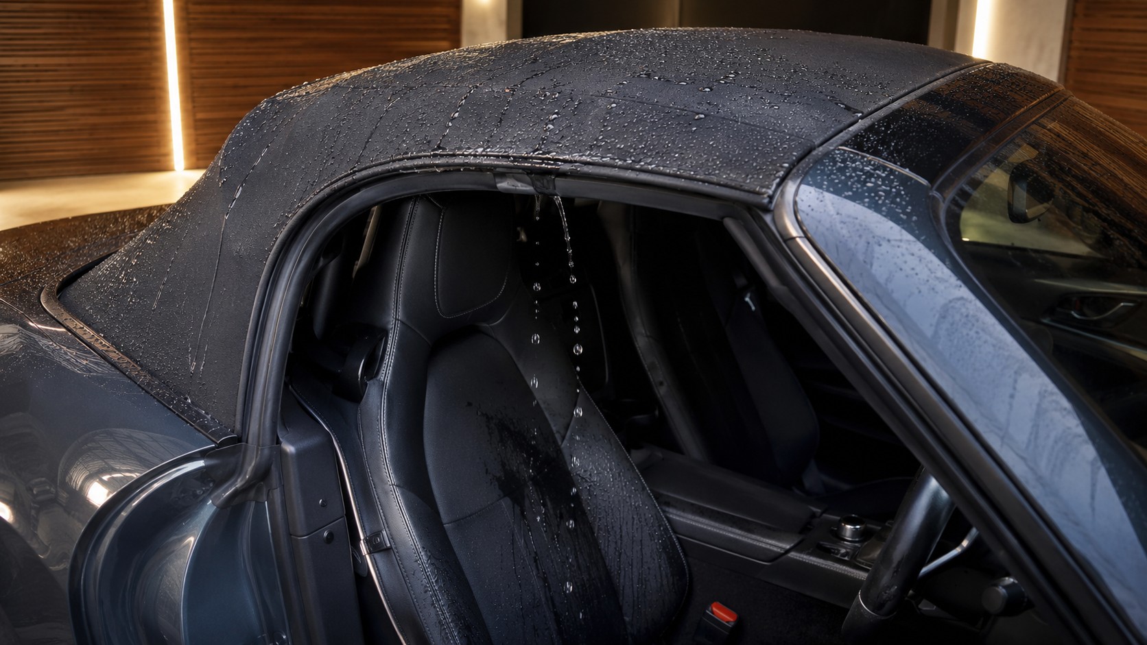 Capote MX-5 qui fuit : trouver la fuite avant de tout changer
